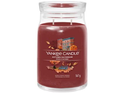 Velká vonná svíčka Yankee Candle Autumn Daydream Signature