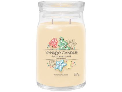 Velká vonná svíčka Yankee Candle Christmas Cookie Signature
