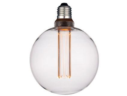 Čirá dekorativní žárovka Halo Design COLORS Dim LED Globe E27