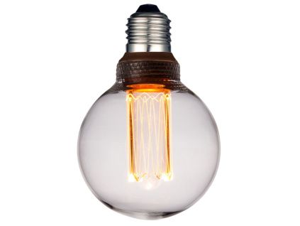 Čirá dekorativní žárovka Halo Design COLORS Dim LED Mini Globe E27