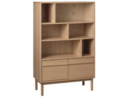 Dubová knihovna Unique Furniture Ponza 140 x 90 cm