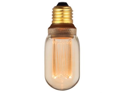 Jantarově hnědá žárovka Halo Design COLORS Dim LED Compact E27