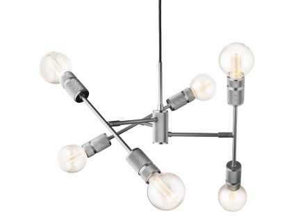 Kovové závěsné světlo Halo Mini 6 lite 53 cm