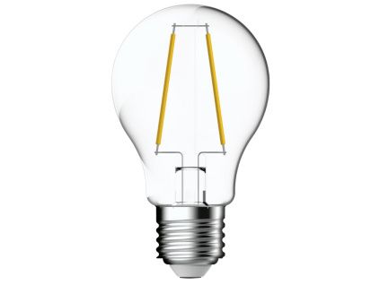 Transparentní LED žárovka A60 E27 4W