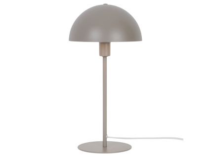 Hnědá kovová stolní lampa Ellen