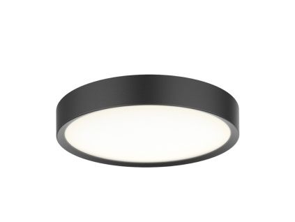 Černé plastové stropní světlo Halo Design Universal 28 cm