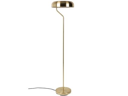 Zlatá stojací lampa DUTCHBONE Eclipse 130 cm