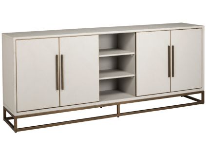 Dubová komoda Whitebone 225 x 47 cm