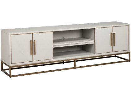 Dubový TV stolek Whitebone 200 x 42,5 cm