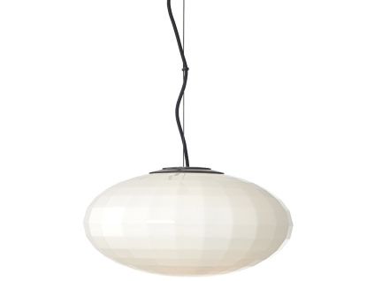 Skleněné závěsné světlo Mesh 36 cm