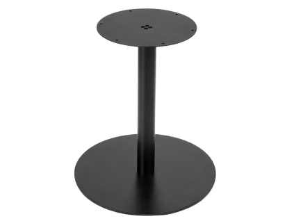 Černá kovová stolová podnož WOOOD Tablo ⌀64 cm