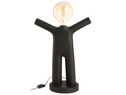 Černá stolní lampa J-Line Xua
