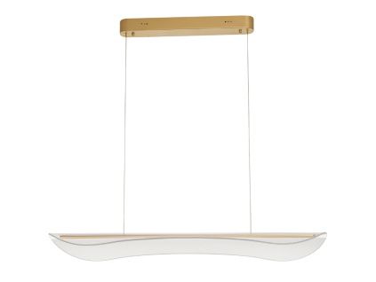 Transparentní závěsné LED světlo Nova Luce Agos 100 cm