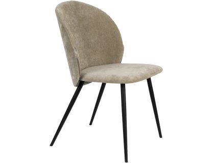Zelená čalouněná jídelní židle ZUIVER COZY