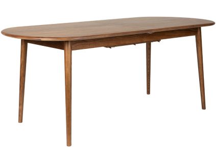 Ořechový rozkládací jídelní stůl ZUIVER TWIST 180/240 x 90 cm