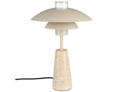 Béžová kamenná stolní lampa ZUIVER COLE