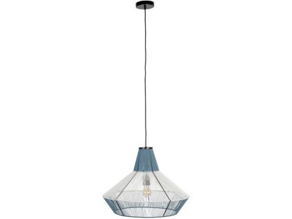 Modré závěsné světlo ZUIVER FAIRY 55 cm