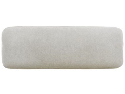 Šedý polštář k pohovce Kave Home Nuala 24 x 72 cm