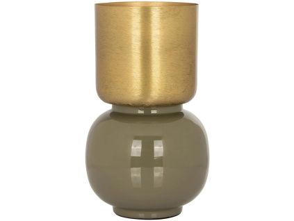 Kovová váza Clover 18,5 cm