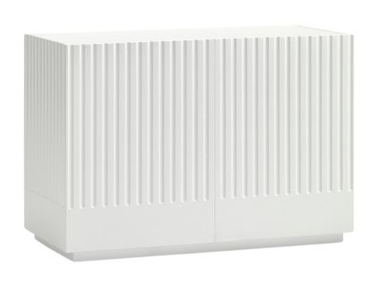 Bílá lakovaná komoda Teulat Doric 100 x 48 cm
