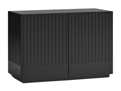 Černá lakovaná komoda Teulat Doric 100 x 48 cm