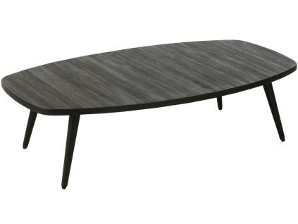 Černý dřevěný konferenční stolek J-line Takke 120 x 70 cm