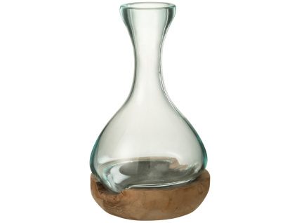 Skleněná váza J-line Gebra 29 cm