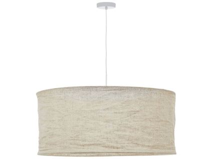 Béžové lněné stínidlo Kave Home Mariela 80 cm