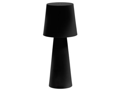 Černá kovová zahradní stolní LED lampa Kave Home Arenys M