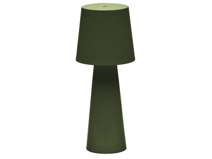 Zelená kovová zahradní stolní LED lampa Kave Home Arenys M