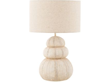 Béžová stolní lampa J-line Ursul 47 cm