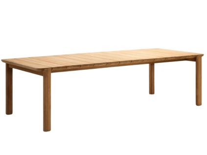 Teakový zahradní stůl Kave Home Icaro 220 x 102 cm