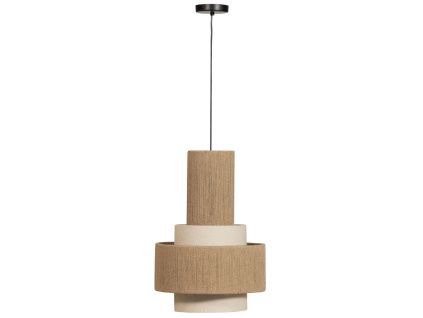 Závěsné světlo Ellie 38 cm z přírodních vláken