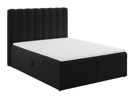 Sametová boxspring postel Kelp 160 x 200 cm