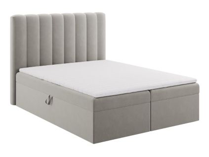 Sametová boxspring postel Kelp 160 x 200 cm
