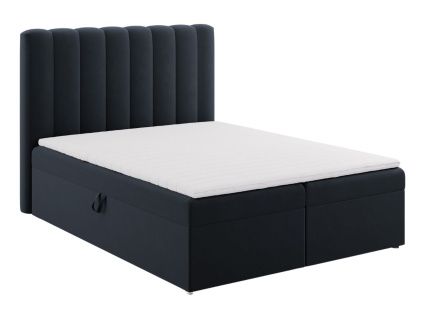 Sametová boxspring postel Kelp 180 x 200 cm