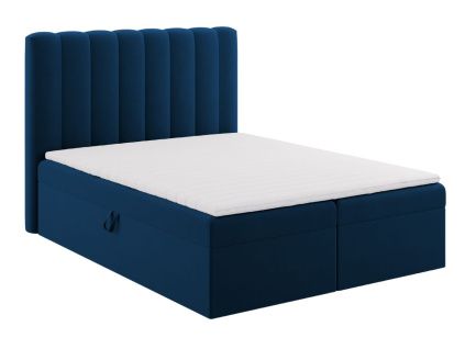Sametová boxspring postel Kelp 180 x 200 cm
