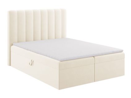 Sametová boxspring postel Kelp 180 x 200 cm