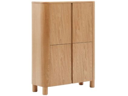 Komoda Kave Home Salaya 100 x 40 cm s dřevěným dekorem