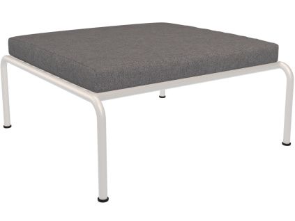 Šedá čalouněná zahradní podnožka HOUE Avon