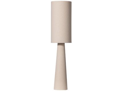Béžová bouclé stojací lampa Lofa 130 cm