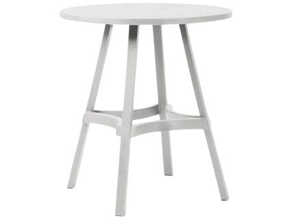Bílý plastový zahradní barový stůl Combo 70 cm
