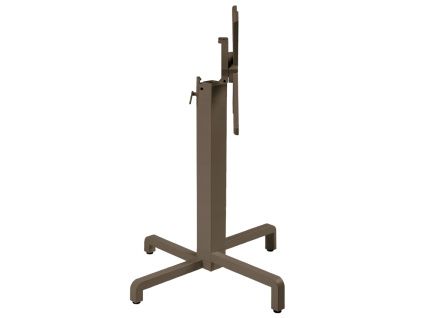 Hnědá hliníková stolová sklápěcí podnož Ibisco 72 cm