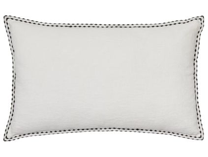 Bílý povlak na polštář Kave Home Sinet 50 x 30 cm