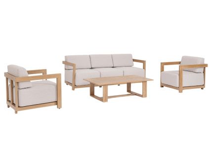 Hliníkový zahradní set pohovky, křesel a stolku Theseus