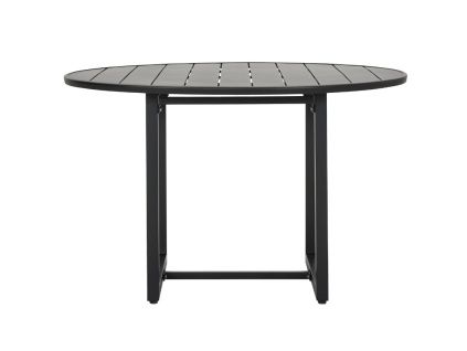 Černý kovový zahradní stůl Helo 120 cm