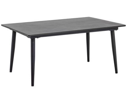 Černý cementový zahradní stolek Bloomingville Pavone 90 x 60 cm