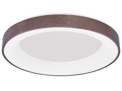 Hnědé stropní LED světlo Nova Luce Rando Thin 60 cm