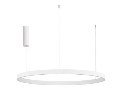 Bílé závěsné LED světlo Nova Luce Elowen 98 cm