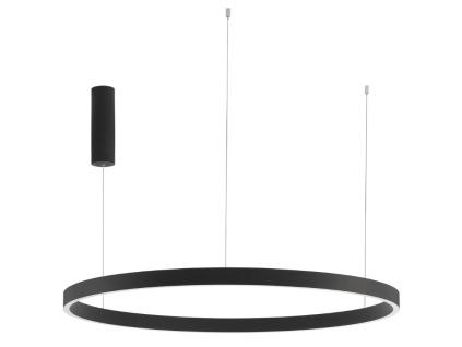 Černé závěsné LED světlo Nova Luce Elowen 98 cm